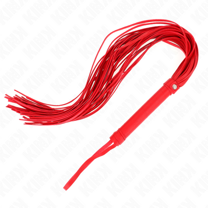 KINK Látigo PVC Blando Rojo 70 CM – Diseño Versátil Para Juegos De Placer