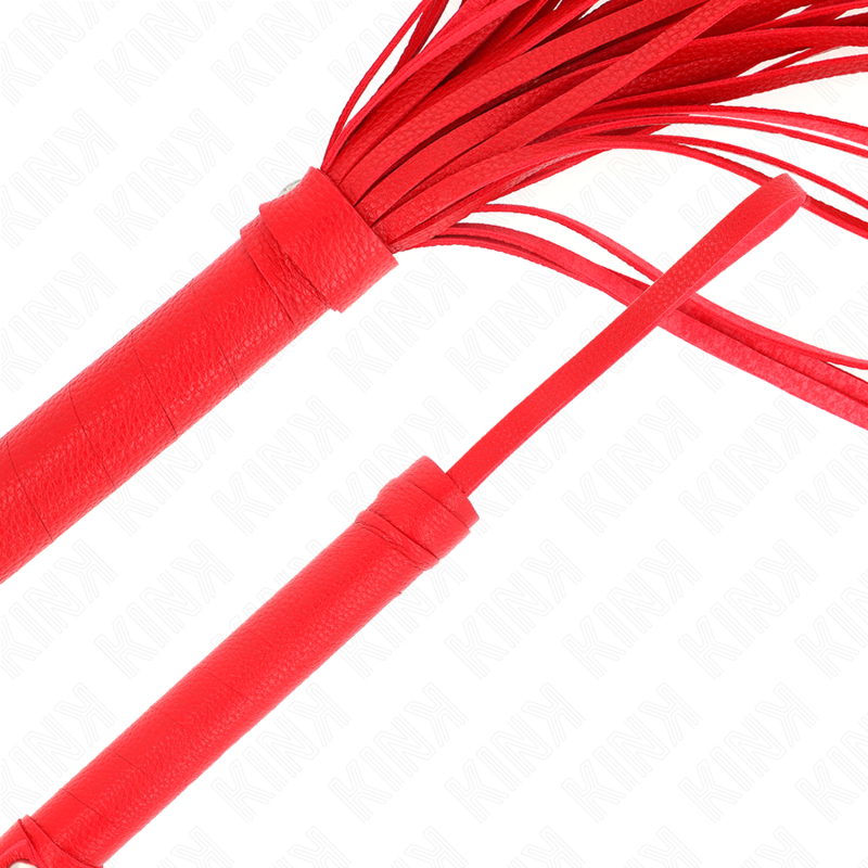KINK Látigo PVC Blando Rojo 70 CM – Diseño Versátil Para Juegos De Placer