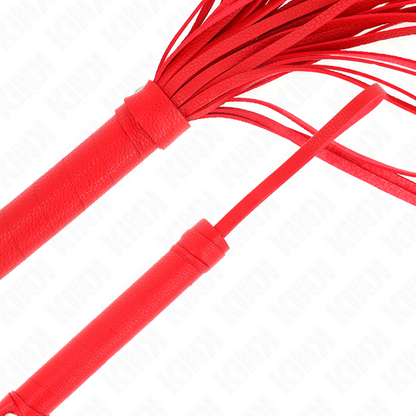 KINK Látigo PVC Blando Rojo 70 CM – Diseño Versátil Para Juegos De Placer