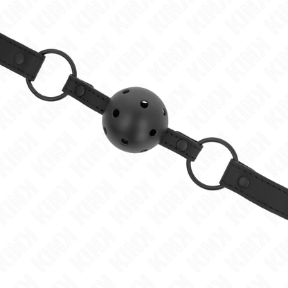 KINK - 4.5 CM NEOPRENE BALL GAG 63.5 X 2 CM ADJUSTABLE 41 X 59 CM