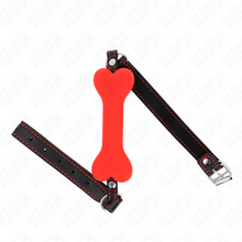 Comprar KINK Mordaza De Hueso 12 Cm Roja – Diseño Elegante Para Experiencias Sensuales Controladas-Noxtic