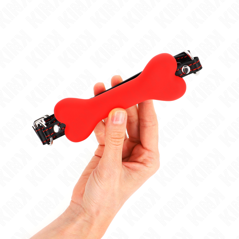 KINK - BONE GAG 12 CM RED 63 x 2 CM