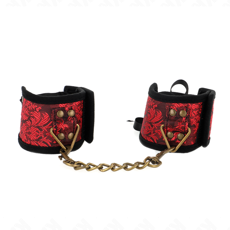 Braccialetti KINK Scandal Design Rosso Nero – Stile elegante con dettaglio fiocco per esperienze uniche