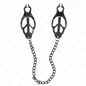 Comprar KINK Pinzas Para Pezones Estilo Japonés Con Cadena Negra – Estimulación Delicada Para Placer Intimo-Noxtic