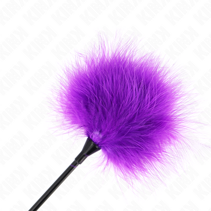KINK - PURPLE TICKLE FEATHERS USED FOR BONDAGE KIT 27 CM
