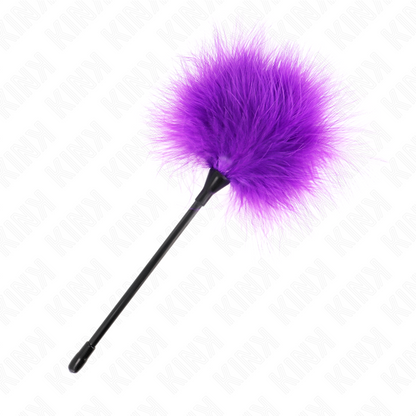 KINK - PURPLE TICKLE FEATHERS USED FOR BONDAGE KIT 27 CM