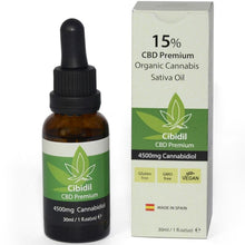 🌿 Cibidil 15% – Aceite de CBD natural