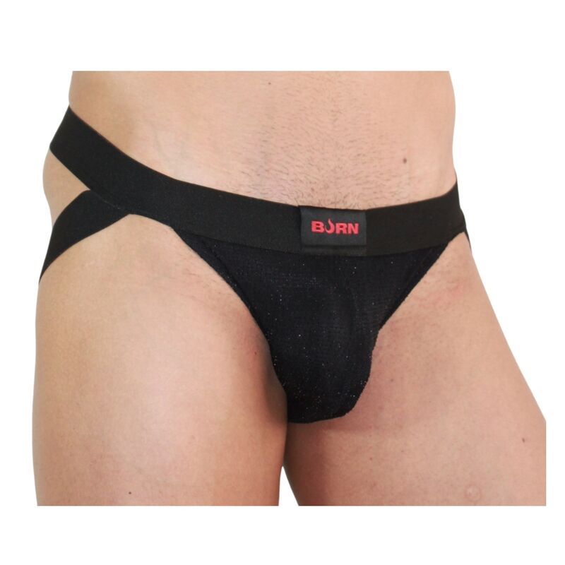 Comprar BURN 003 Jock Brillante Negro S – Ropa Íntima Con Diseño Elegante Para Comodidad Sensual-Noxtic