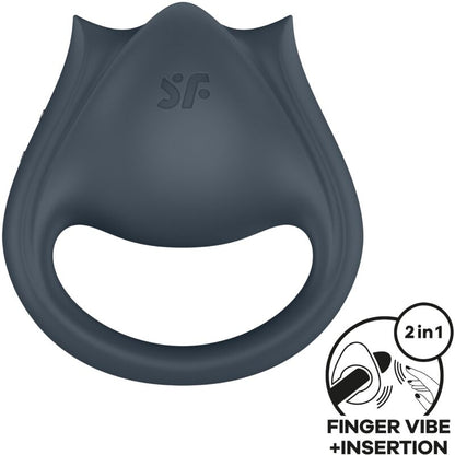 Comprar Satisfyer Perfect Pair 2 Gris – Multivibrador 2 En 1 Con Diseño Ergonómico Para Placer Compartido-Noxtic