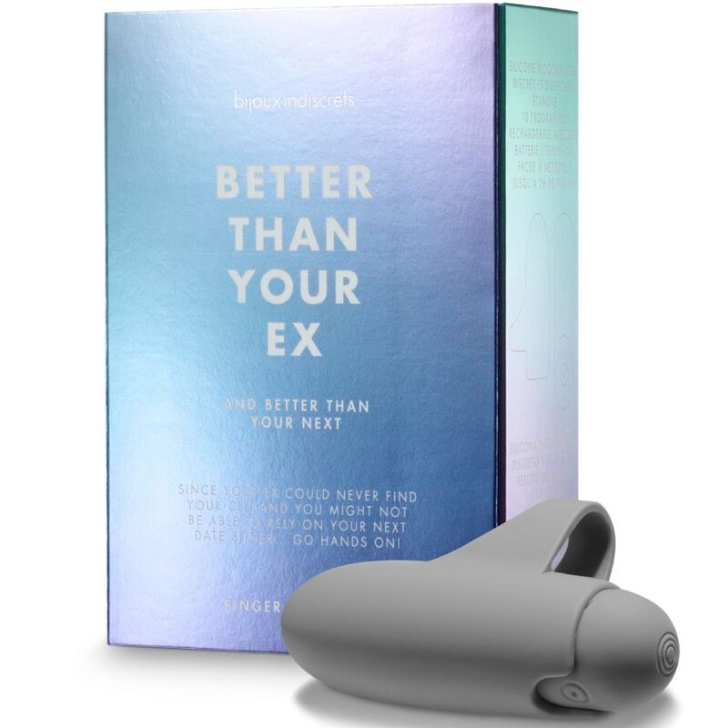 BIJOUX Better Than Your Ex Proiettile Vibrante – Silicone Medico con 10 Modalità di Vibrazione