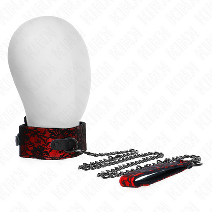 Collare con guinzaglio in pizzo KINK: accessorio elegante per stile e comfort