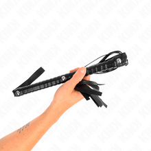 Comprar KINK Látigo Con Mango Texturizado Negro 48.5 Cm – Diseño Ergonómico Para Experiencias Intensas-Noxtic