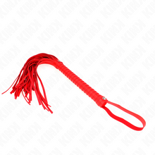 Comprar KINK Látigo Con Mango Texturizado Rojo 48.5 Cm – Diseño Elegante Para Explorar Nuevas Sensaciones-Noxtic