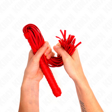 Comprar KINK Látigo Con Mango Texturizado Rojo 48.5 Cm – Diseño Elegante Para Explorar Nuevas Sensaciones-Noxtic