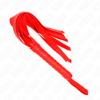 Comprar KINK Látigo De Cola Ancha Rojo 48.5 CM – Diseño Elegante Para Explorar Nuevas Sensaciones-Noxtic