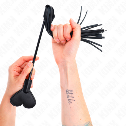 Comprar KINK Látigo De Gama Con Paleta Corazón 35 Cm – Accesorio De Diseño Para Placer Sensorial-Noxtic