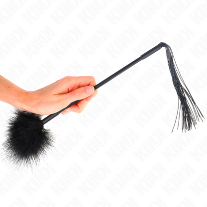 Comprar KINK Látigo De Silicona Con Plumas 47 Cm – Juguete Erótico Para Sensaciones Placenteras-Noxtic