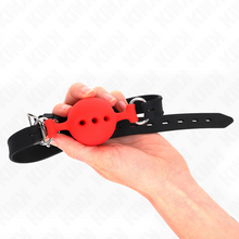 Comprar KINK Mordaza Ajustable Rojo – Silicona Confortable Para Placer Seguro y Sensorial-Noxtic
