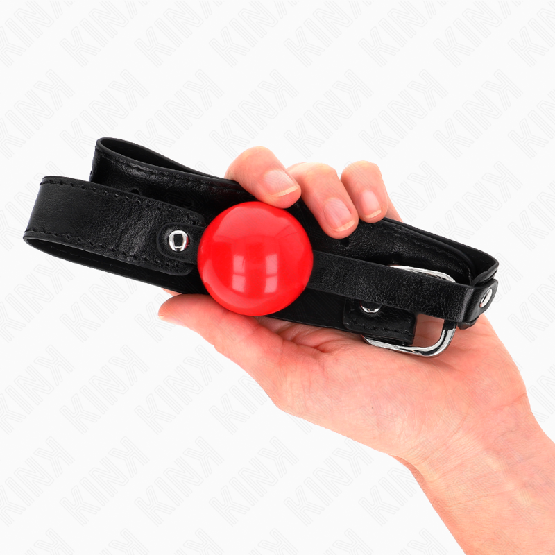 Bavaglio a sfera morbido KINK da 4 cm – Design regolabile per comfort e piacere esplorativo