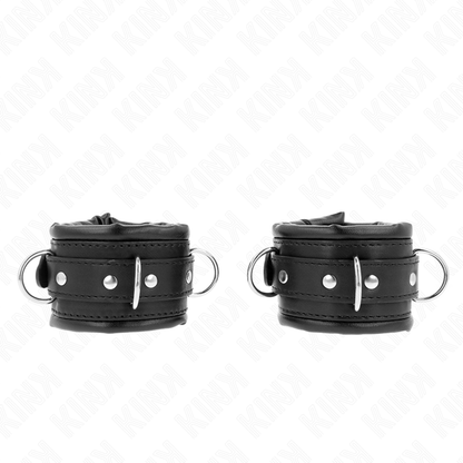 Comprar KINK Muñequeras Estilo Heavy Forro Negro – Ajuste Perfecto Para Experiencias Con Estilo-Noxtic