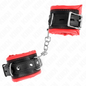KINK - HEAVY WRISTBANDS RED LINING ADJUSTABLE 20-30 CM X 6 CM