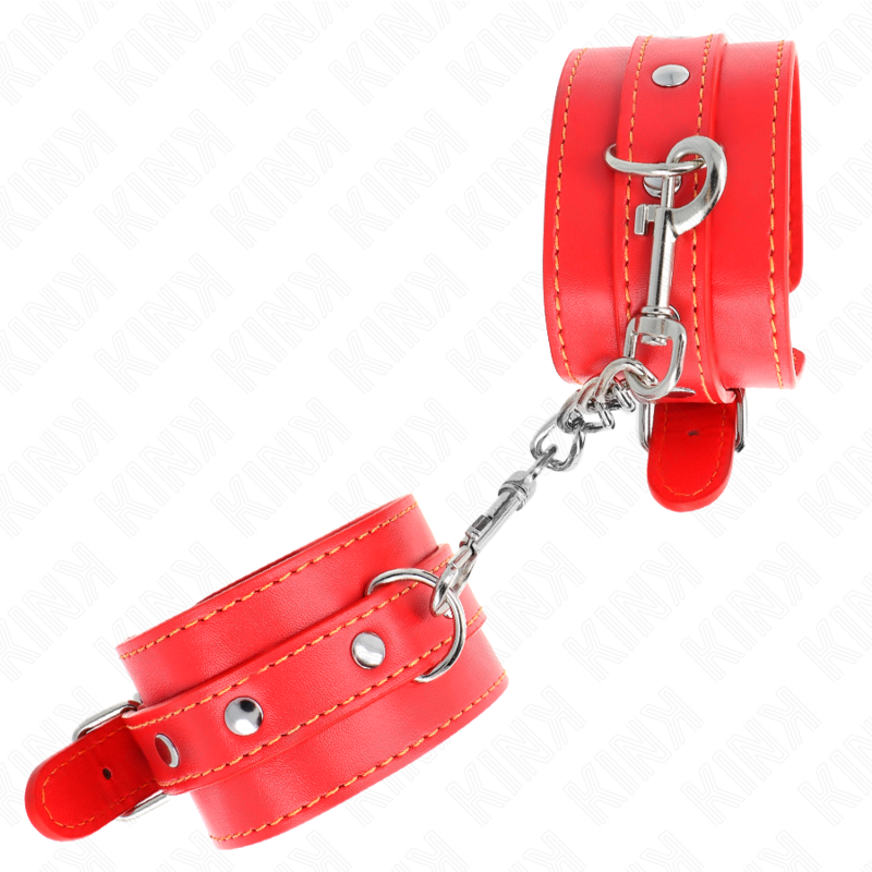 KINK Muñequera Fina Roja Ajustable – Diseño Elegante Con Ajuste Personalizable