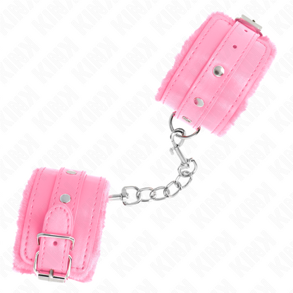 Braccialetti foderati KINK Premium rosa: eleganza e comfort con cinturino regolabile