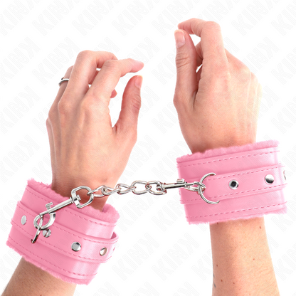 Braccialetti foderati KINK Premium rosa: eleganza e comfort con cinturino regolabile
