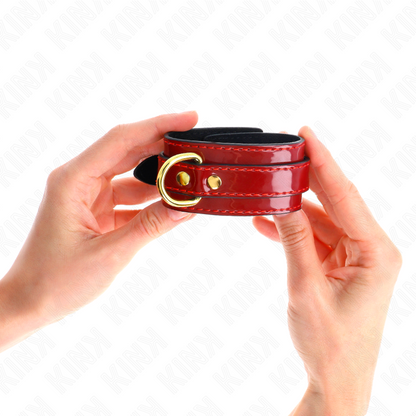 Braccialetti KINK Joanna Angel in rosso – Design a catena regolabile per comfort e stile