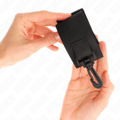 KINK Muñequeras Nylon Negro – Diseño Elegante Para Libertad Sensacional