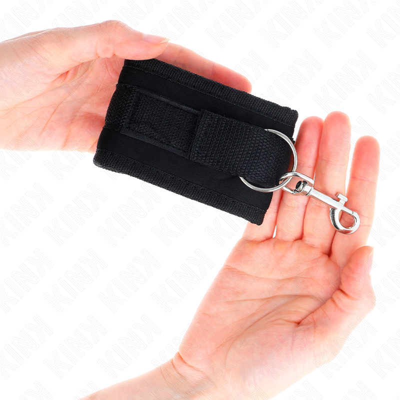 KINK Muñequeras Nylon Negro Modelo 2 – Diseño Ajustable Para Comodidad Y Estilo