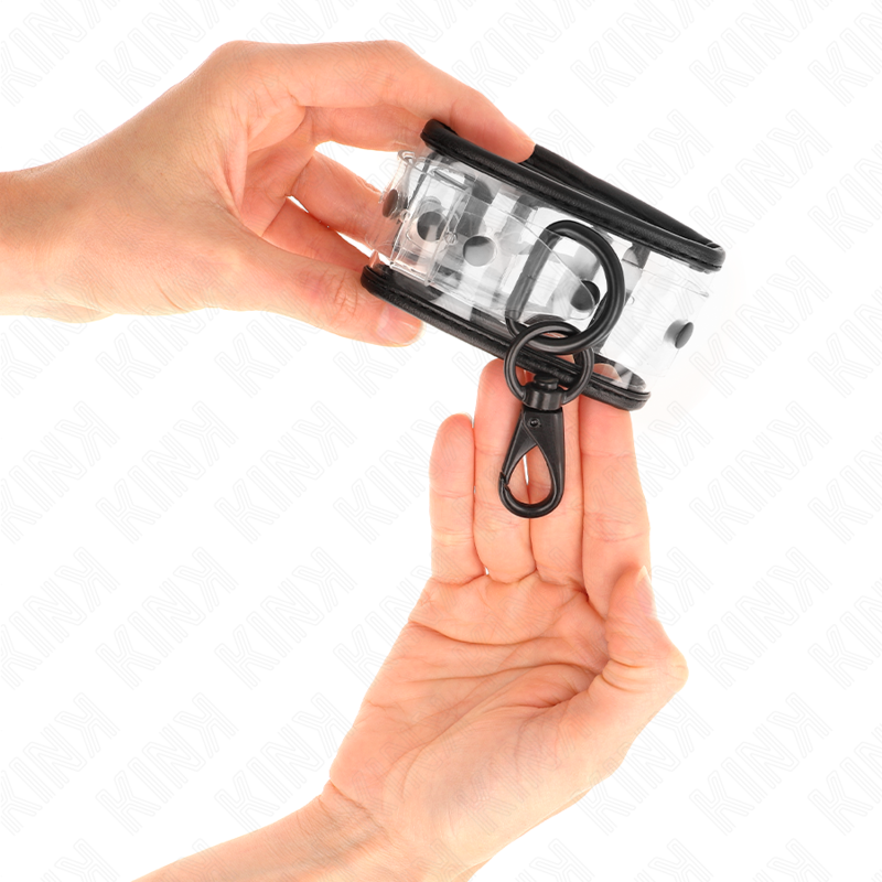 Braccialetti trasparenti regolabili KINK – Stile moderno con intervallo di regolazione da 18 a 30 cm