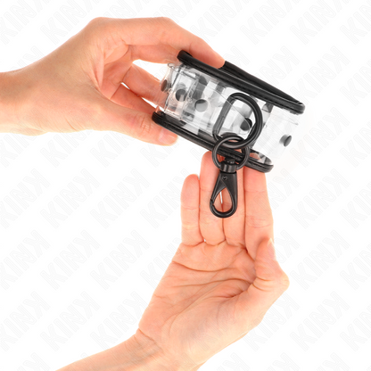 Braccialetti trasparenti regolabili KINK – Stile moderno con intervallo di regolazione da 18 a 30 cm