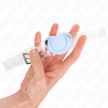 Comprar KINK Mordaza Forma Chupete Celeste – Diseño Ajustable Para Comodidad y Estilo-Noxtic