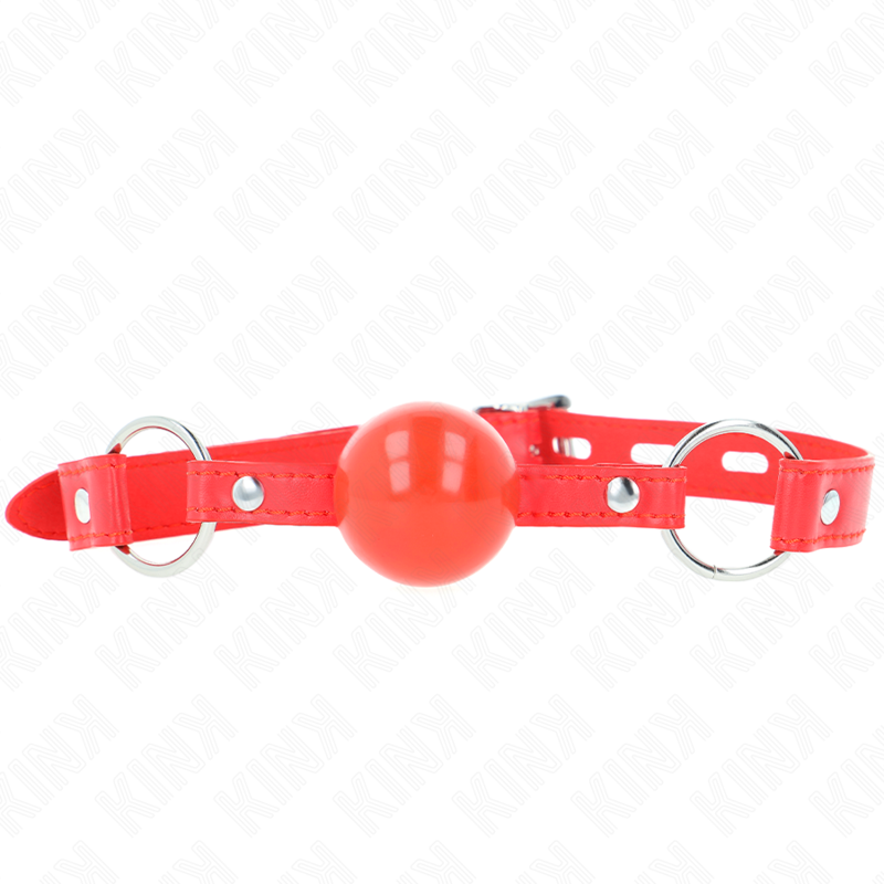 Comprar KINK Mordaza De Bola 4 Cm TPE Con Candado Rojo – Diseño Elegante Para Control Y Comodidad-Noxtic