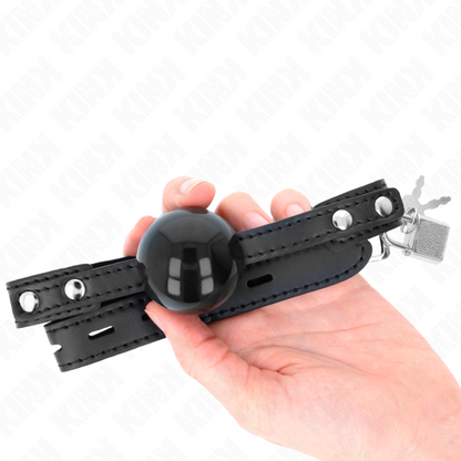 KINK Mordaza de Bola Suave 4 cm – Diseño Ajustable para Confort en la Exploración Sensual