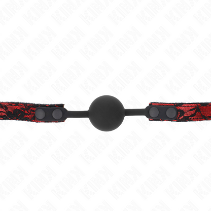 KINK Scandal Bavaglio a sfera in silicone da 4 cm Modello 1 – Progettato ergonomicamente per esplorare nuove sensazioni