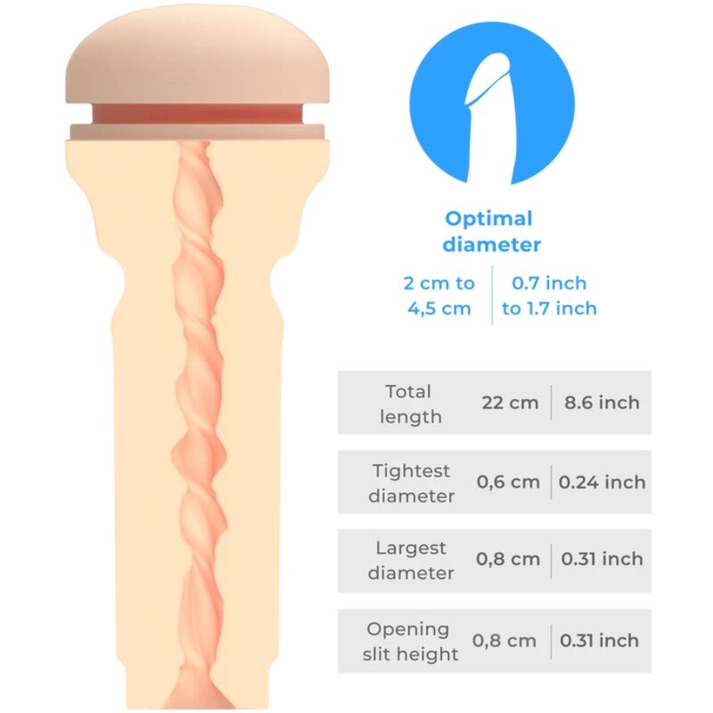 KIIROO - FEEL STROKER EXTRA TIGHT NATURAL REAR MASTURBATOR