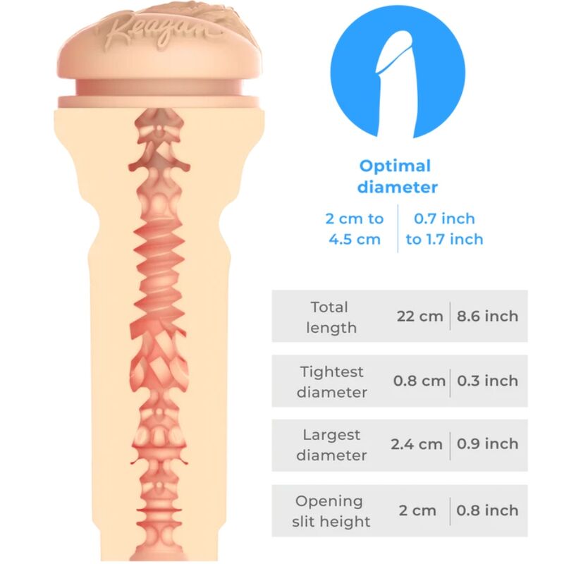KIIROO Feel Reagan Foxx – Masturbador Con Diseño Innovador Para Experiencias Únicas