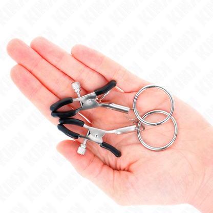 Comprar KINK Pinzas Para Pezones Con Aro 6 Cm – Diseño Elegante Para Exploración Sensorial-Noxtic