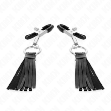 Comprar KINK Pinzas Para Pezones Con Borlas De Polipiel 6 Cm – Diseño Elegante Para Exploración Sensual-Noxtic