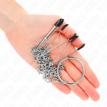 Comprar KINK Pinzas Para Pezones Y Clítoris Con Cadena De 30 Cm – Juguete Elegante Para Exploración Sensual-Noxtic