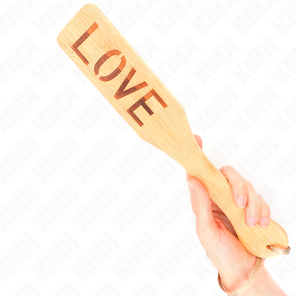 Comprar KINK Pala De Bambú Palabra Love – Diseño Elegante Para Exploración De Placer-Noxtic