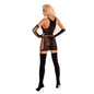 Comprar LIVCO Corsetti Fashion Marlamina XG030 Negro – Conjunto Elegante Con Camisa Ajustada Y Guantes a Juego-Noxtic