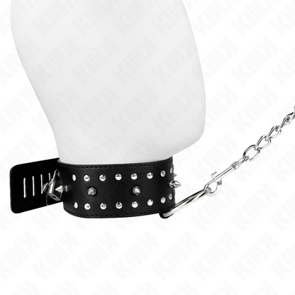 Comprar KINK Collar Con Correa Ajustable – Diseño Elegante Con Tachuelas Plateadas Para Control Y Estilo-Noxtic