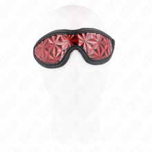 Comprar KINK Venda Con Patrón De Diamantes Rojo – Antifaz Elegante Para Juegos De Rol Con Estilo-Noxtic