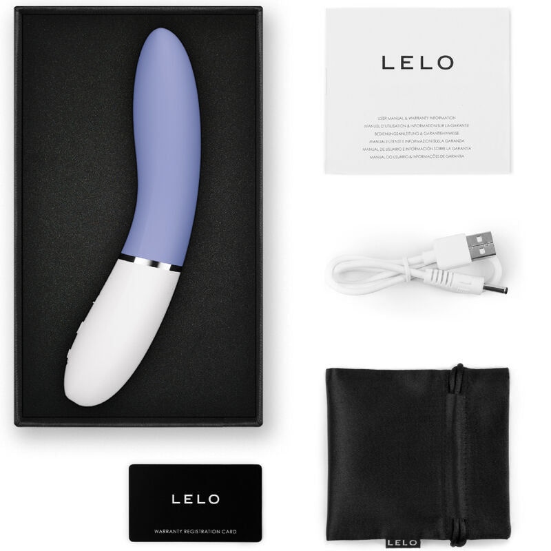 LELO LIV 3 Azul – Estimulador Recargable Con Diseño Ergonómico Para Placer Personal