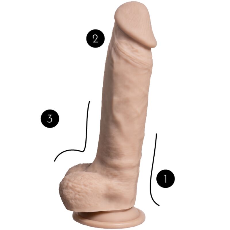 Pene termoreattivo SILEXD 23 cm – Silicone premium con sensazione realistica