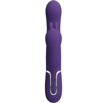 Comprar Pretty Love Cammy Vibrador Multifunción 4 en 1 Morado – Triple Estimulación Con Diseño Elegante y Recargable-Noxtic