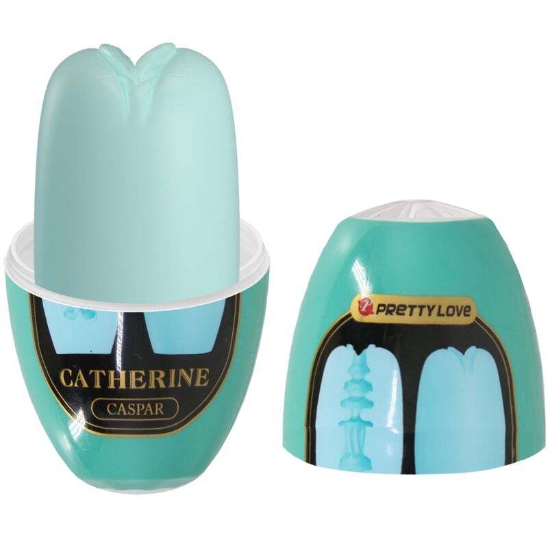 PRETTY LOVE Catherine Verde – Masturbador Masculino Con Texturas Estimulantes Para Placer Único